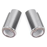 VALICLUD 2 Rollen Haarfärbefolie aus Aluminium Dauerwellen Folie für Salon und Selbstgemacht Wärmespeicherndes Haarfärbewerkzeug für Professionelle Strähnchen und Haarkuren