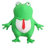 Gogogmee Stressabbau Frosch Squeeze Toy Cartoon förmiges Decompression für Party und Alltag Mittlere Langlebig Sicher Geschenk für Freunde und Familie