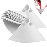 ZMDMAH 50 Stück Lacksiebe Lackfilter, Nylon Einweg Konisches Papier Lacksiebe Mikron Filter Trichterfiltern, Papier Lackfilter Farbsiebe für Autolack für Automobilsprühfarbe Lackierzubehör