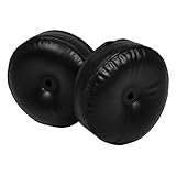 HEMOTON 2 Stück Aufblasbare Langhantel Schwimmen hanteln Wasserhantel Aufblasbare Hantel Hantelspielzeug wassergefüllte hantel Trainingsgeräte aufblasbares Poolspielzeug PVC Schwarz