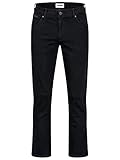 Wrangler Herren Texas Stretch Jeans Herrenjeans Regular Fit Authentic Straight (W44/L30, Black Overdye)