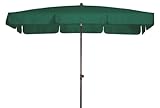 Doppler Absolut wasserdichter Gartenschirm Waterproof 185x120 UV-Schutz 80, Farbe dunkelgrün