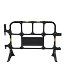 Generisch PE-Fußgängerschutzbarriere, mobiles Verkehrsbarrierentor, mobiler tragbarer Menschenmengenkontrollzaun for Einfahrten/Treppen/Parkplätze(3pcs)