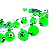 CNMTCCO Halloween Fairy Lights, Halloween Lichter Augapfel Grün 8 Modi mit Fernbedienung, Halloween Dekorative Lichterketten 5M 30 LED Halloween Dekorative Lichter für Außen Innen Haunted House und Pa
