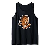 Skateboard Pferd Retro Cartoon Tank Top