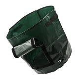 Gatuida Umweltfreundlicher PE Gewebe Pflanzsack Gallonen mit Belüftungsfenster Atmungsaktiv und Langlebig für Kartoffeln Gemüse und Kräuter in Balkon oder Gartenanbau