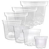 Wohnkult Orchideentopf transparent (Ø21x17cm)