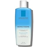 La Roche Posay Augen-Make-Up-Entferner für empfindliche Augen und KontaktlinsenträgerInnen, Entfernt wasserfesten Mascara, Ohne Reiben, Toleriane Respectissime, 125 ml