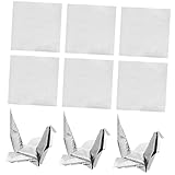 Angoily 100 Blatt Quadratisches Origami Papier Einseitiges DIY Bastelpapier für Kreative Projekte für Erwachsene für und Herz Faltkunst