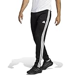 adidas Herren Train Essentials 3-Stripes Training Pants, Black / White, XL