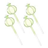 Gatuida 4 Stück Automatische Bewässerungskugeln Klarem für Zimmerpflanzen Selbstbewässerndes System Langsame Wasserabgabe für Topfpflanzen Drinnen und Draußen Urlaubsbewässerung