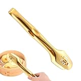 Zangen aus Edelstahl zum Kochen, Edelstahl Essen Pinzetten – Salatstangen | zum Servieren Grillen Pasta Salat Plattierung Kuchen Buffet BBQ Küche Restaurant