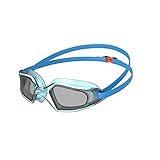 Speedo Unisex Kinder Hydropulse Junior Schwimmbrille, Pool Blau/Chilli Blau/Light Smoke, Einheitsgröße