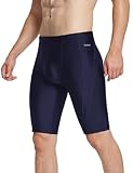 baleaf Herren Jammers Wettkampf Schwimmjammer Atmungsaktiv Badeanzug Schwimmhose Badeshorts Sport Badehose Blau XL
