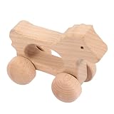 Vaguelly Babyspielzeug Tragbarer Hölzerner Holzwagen Für Kleinkinder