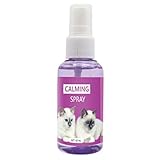 60 ml Katzenstimmungsspray | Beruhigungsspray für Katzen | Katzen-Pheromonspray | reduziert Kratzmöbel | Stressreduzierendes Katzenspray | Tragbares Katzenberuhigungsspray zur Unterstützung erholsamer