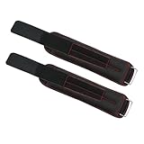 Mikinona 1 Paar Gewichtete Handgelenkbandage Verstellbares Fitness Trainingszubehör für Muskeltraining Indoor und Outdoor Sport Schwarz für Herren und Damen