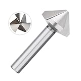 BALUGAEA Kegelsenker 10,4 mm HSS Senker und Entgrater für Holz, Metall, Stahl, Kunststoff, Metallsenker, Holzsenker, Versenker, Senkbohrer, 90° präzises Bohren und Senken