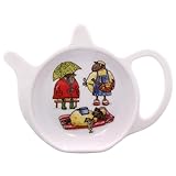 The Leonardo Collection Finola Teebeutelablage für Küche und Zuhause, Britisches Design, langlebig, Teebeutelschale für gebrauchte Teebeutel, Teebeutelform mit modernem Design