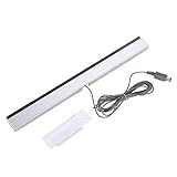 Wii-Sensorleiste, Verkabelte Infrarot IR Signal Ray Sensor Bar IR-Signalstrahl-Sensorleiste für Nintendo WII/WIIU, Wii Sensorleiste Kabellos