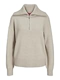 JJXX Damen JXSIKA Half Zip Knit Pullover, Bone White, XS