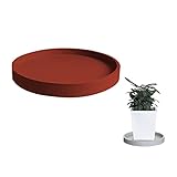 Untersetzer aus Kunststoff, 60 cm, für Zimmerblumen, langlebige Abtropfschale, Blumentopf-Untersetzer in Kaffeefarbe, ideal für Topfpflanzen, erhältlich in den Größen 20 cm, 30 cm, 40 cm