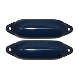 Majoni 2er-Set Bootsfender Star 15 - Farbe Navy, Länge 45cm