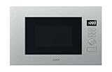 Candy CA38FL7NWBX Einbau-Mikrowelle I Volumen: 20 Liter I Mikrowelle: 800W, Grill: 1000W I Edelstahl