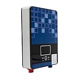 HOARLICN Durchlauferhitzer Küche, Elektrische Durchlauferhitzer 4500w Wandbefestigung 18.6 X 5.7 X 27.7cm Mit Duschkopf Abflussrohr Duschhalterung Für Den Einsatz In Küchen, Bädern