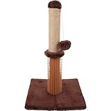 Sosoport Katzenspielzeug katzenkratzbretter kratzpappen für Katzen Katzenkratzbaum mit Kratztonne cat Toy klein Katzenkratzer Katzenpfosten für Wohnungskatzen Katzenpfostenkratzer Plüsch
