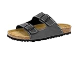 Lico BIOLINE MAN SOFT Herren Pantoletten, Anthrazit, 46 EU