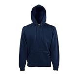 Fruit of the Loom - Hooded Sweat Jacket - Modell 2013 XXL,Deep Navy