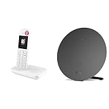 Deutsche Telekom Sinus A 12 weiß + Telekom Speed Home WLAN schwarz