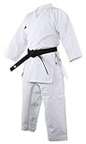 adidas Herren, Damen, Kinder WKF Club Karate-Uniform – 227 g Kampfsport Student Gi, weiß, 170