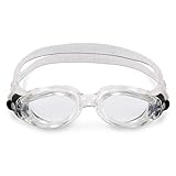 Aquasphere Kaiman Schwimmbrille, transparent/transparentes Glas, Einheitsgröße