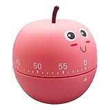 Eieruhren Küchentimer 1-60 Minuten, Apfel/kleine Erdbeere Countdown Tomaten Timer Für 360-Grad Kochwerkzeug, Kreativer Küchentimer Für Wecker, Mechanischer Küchenwerkzeug Zeitgeber Zeitmesser Küche