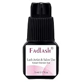 FADLASH Wimpernkleber Wimpern Kleber Lash Glue Langanhaltender 8 Wochen lang beibehalten Wimpern Kleber für Einzelne Wimpern Langer Halt Wasserfester 0,5-1 Sekunden trocken 5ml