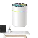Tragbarer Luftbefeuchter | 9,5 Cm mini-Luftbefeuchter | 0,5 L Persönlicher Tisch-Luftbefeuchter | Bauch- Und PP-Luftreiniger, Diffusor, Filter, Mister, Auto-Off-Timer-Spender Für Kinderzimmer, Kinder