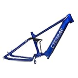 ZECHAO 27,5'/29' Enduro-Bike-Rahmen, Aluminiumlegierung, 16'/18' E-Bike-Rahmen, 140 Mm Federweg, Steckachse 12 X 148 Mm Boost, Integrierter Akku(Blue,27.5 * 16inch)