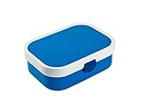 Mepal Brotdose Kinder - Bento Box Kinder - Brotdose Kinder mit Fächern & Gabel - Meal Prep Box mit Clip-Verschluss - BPA-frei & Spülmaschinenfest - 750 ml - Blue