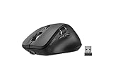 Speedlink Libera Rechargeable Wireless Silent Mouse, PC Maus kabellos leise wiederaufladbar, Bluetooth Maus & USB 2.4GHz, Daumen Scrollrad für horizontales Scrollen, ergonomisch, 3200 DPI, schwarz