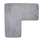 Ancsttu L-Förmige Badematte,Rutschfester Schnelltrocknender Läuferteppich | rutschfeste Badematten,für Zuhause, Haustür, Waschbecken, Fußboden, Toilette, Küche, Innenbereich und