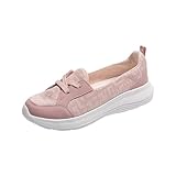 YANFJHV Orthopädische Schuhe Damen Sneaker Schwarz, Sneakers Walkingschuhe Arch Support Plateau Turnschuhe Sportschuhe Atmungsaktiv Flach Joggingschuhe Tennisschuhe rutschfest Hallenschuhe