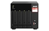 Qnap NAS + Switch Bundle QNAP TS-473A + QSW-1105-5T | Upgrade to 2,5GbE Networking, 4-Bay 3,5'/2,5'-inch SATA, AMD Ryzen CPU