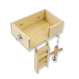 Vogel-Plattform-Käfigständer, Spielzeug, Papageien, Leiter, Schaukel, Vogelkäfig, Spielständer für Nymphensittiche, Holz, Sitzstange, Eckstange, Papageienkäfig, Zubehör für große Vögel, Vögel