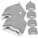 GRADENEVE 6 Stück Teiliges Weihnachtsstuhlbezüge Non Woven Stuhlüberzug Schutzbezug Abnehmbar für Esszimmer und Küche Festliche Dekoration
