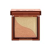 Glasierte leichte zweifarbige faule Lidschattenplatte einfache wasserdichte Anfänger lang anhaltende Farbwiedergabe Lidschatten ohne Make-up Ton Ohne Brennen Wasserfest (N, One Size)