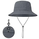 Durio Regenhut Herren Wasserdicht | Bucket Hat | Sommerhut Herren Anglerhut | Neutraler Sonnenhut | Outdoor Hut Verstellbarer Fischerhut für Damen und Herren