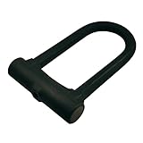 UPKOCH 1 Satz Bügelschloss Radfahren u Schloss Fahrradringschloss sperren Fahrrad verdicktes Schloss Fahrrad Auto-Diebstahlsicherung Fahrradschloss Plastik Schwarz