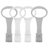 SUPVOX 2 Paare Bett Greifringe Tragbare Babysicherheitsringe für Lauflernhilfe Junge Mädchen Stehtraining Kinderzimmer Zubehör Weiß